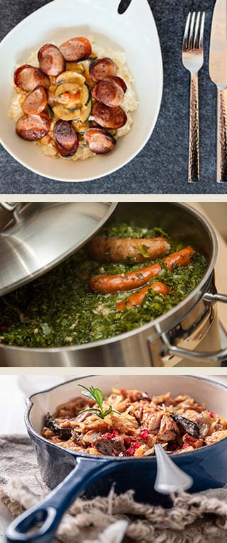 zu der beliebten Krakauer gibt es viele Rezepte